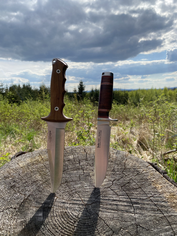 Linder Mark 1 und Nieto Apache Bowie Messer